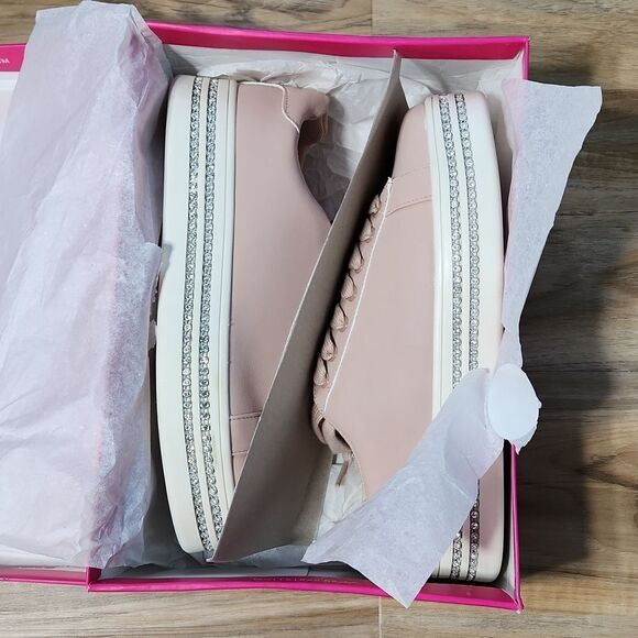 🔸️NIB Shoe Dazzle Blush Vyvyan Rhinestone Platform Shoes Size 8 - Picture 12 of 12